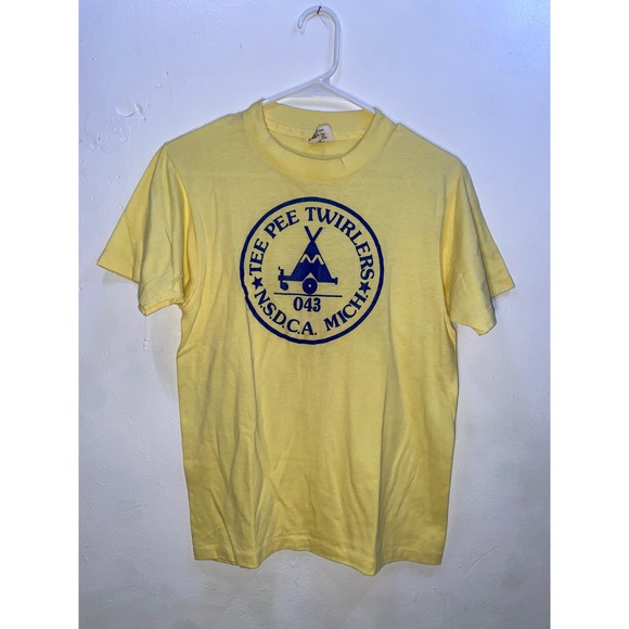 Hanes Other - Vintage 80s Tee Pee Twirlers Michigan Club T-Shirt Hanes 50/50 Single Stitch  -M